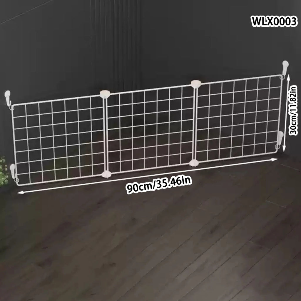 Indoor Puppy Fence - Anti-Escape Modular Pet Playpen & Training Barrier