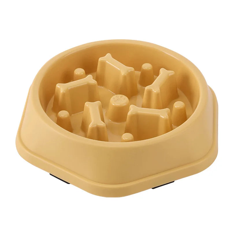 Slow Feeder Dog Bowl - Anti-Gulp Maze Bowl for Healthier Eating
