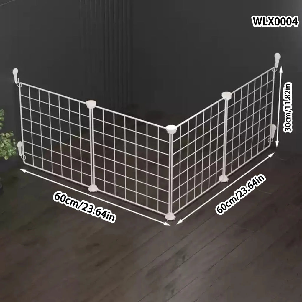 Indoor Puppy Fence - Anti-Escape Modular Pet Playpen & Training Barrier
