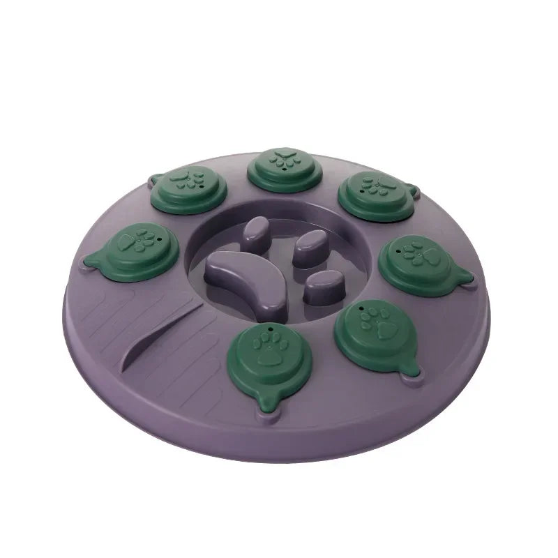 Interactive Dog Puzzle Slow Feeder - Brain-Game Enrichment Bowl