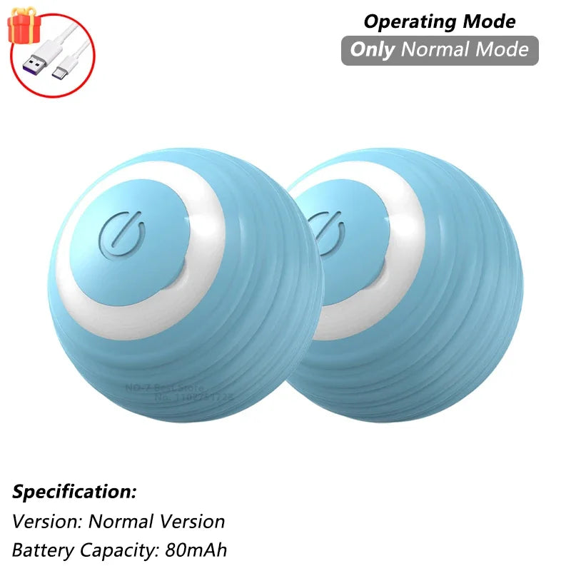 Automatic Rolling Cat Ball - Smart Self-Moving Interactive Toy