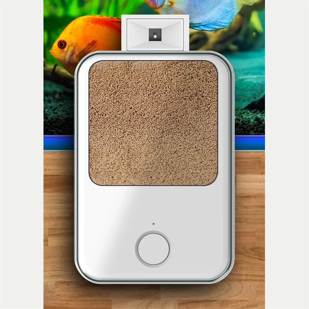 Smart App Aquarium Fish Feeder - Automatic Timed Fish Food Dispenser