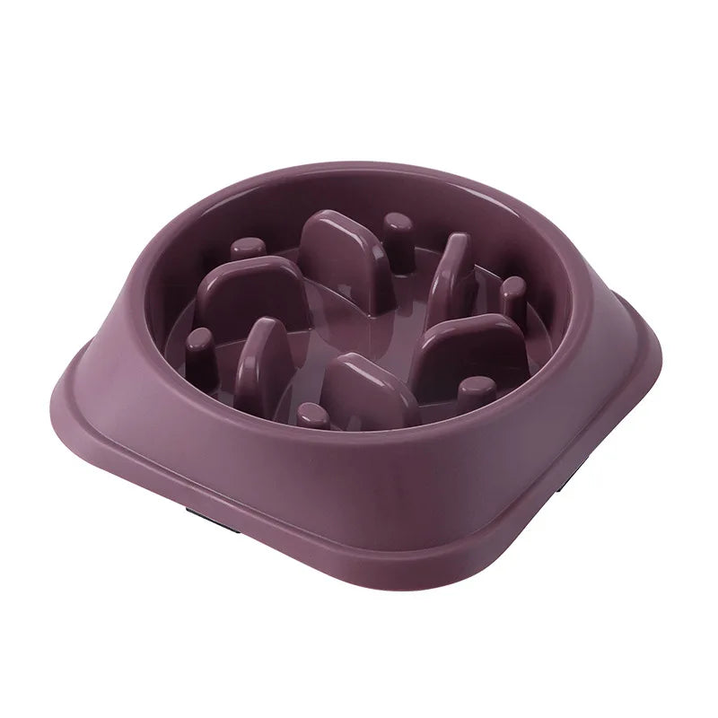Slow Feeder Dog Bowl - Anti-Gulp Maze Bowl for Healthier Eating