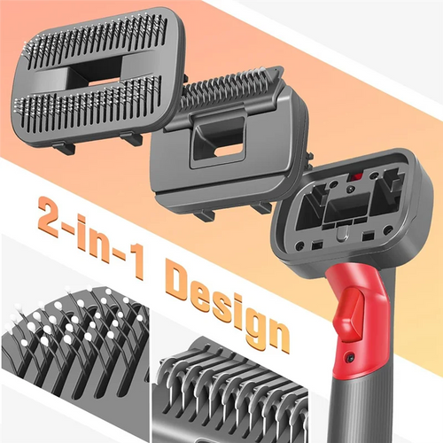 A83G-2-In-1 Dog Hair Vacuum Brush For Grooming & Shedding For Dyson Gen5, V15, V12, V11, V10, V8, V7 Removes Loose Hair