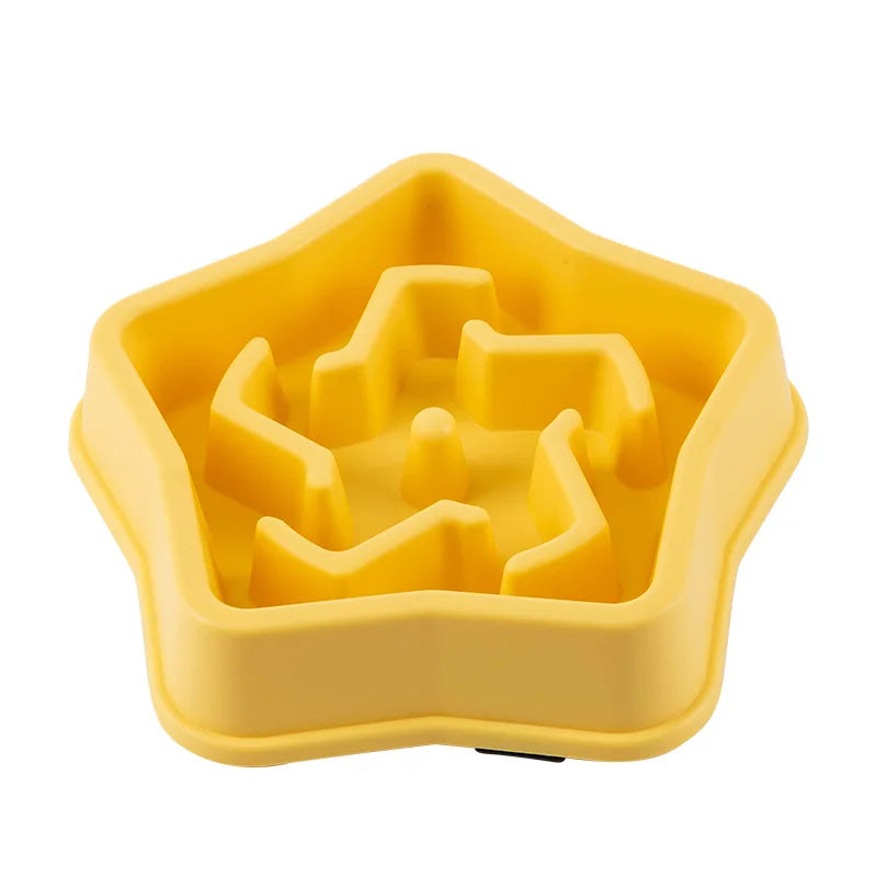 Slow Feeder Dog Bowl - Anti-Gulp Maze Bowl for Healthier Eating