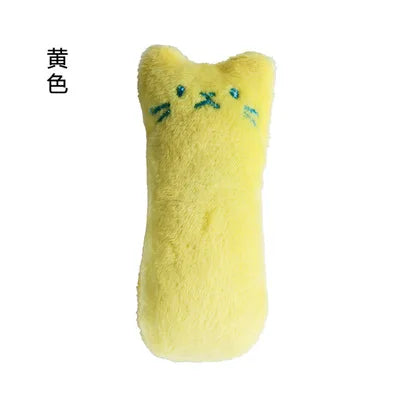 Catnip Teeth-Grinding Cat Toys - Interactive Plush Chew for Dental Play