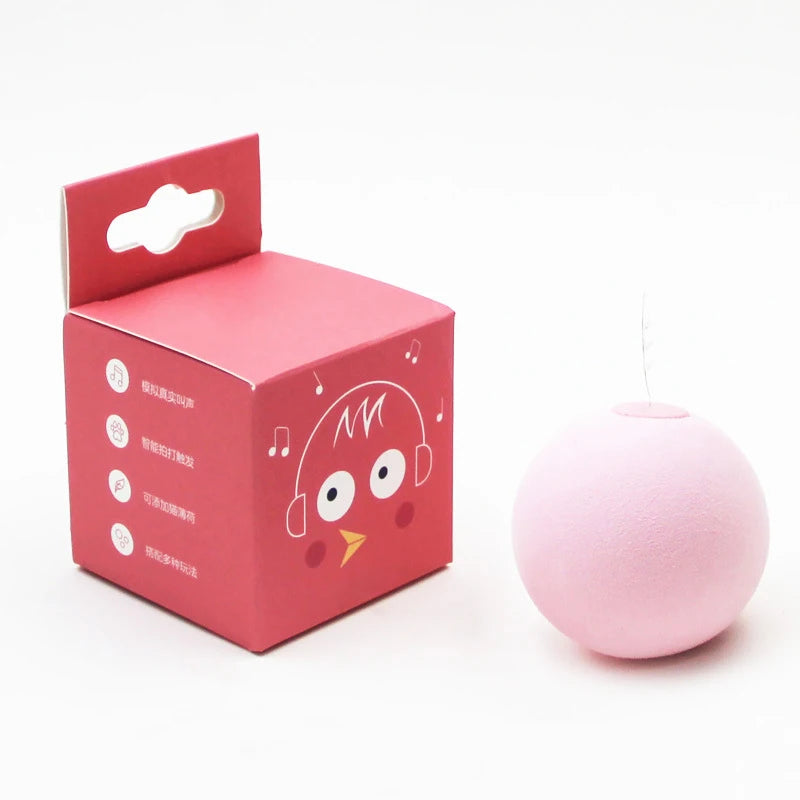 Smart Interactive Cat Ball - Self-Rolling Rechargeable Catnip Teaser Toy