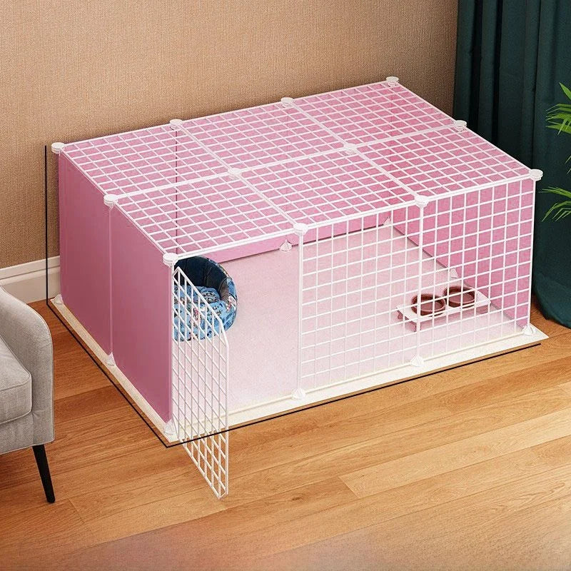Ultra-Large Pet Playpen - Detachable Free-Standing Fence for Dogs, Cats & Rabbits