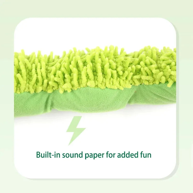 Catnip Caterpillar Cat Chew Toy - Molar Dental Teaser for Cats