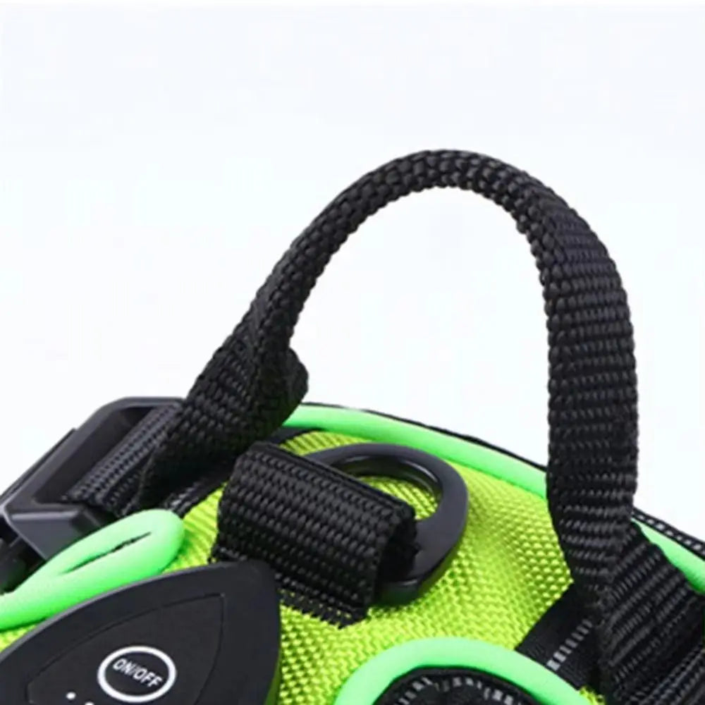 LED Glow Dog Harness - Adjustable Safety Vest for Night Walks
