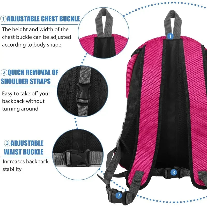Breathable Pet Carrier Backpack - Front Travel Pack for Cats & Small Dogs