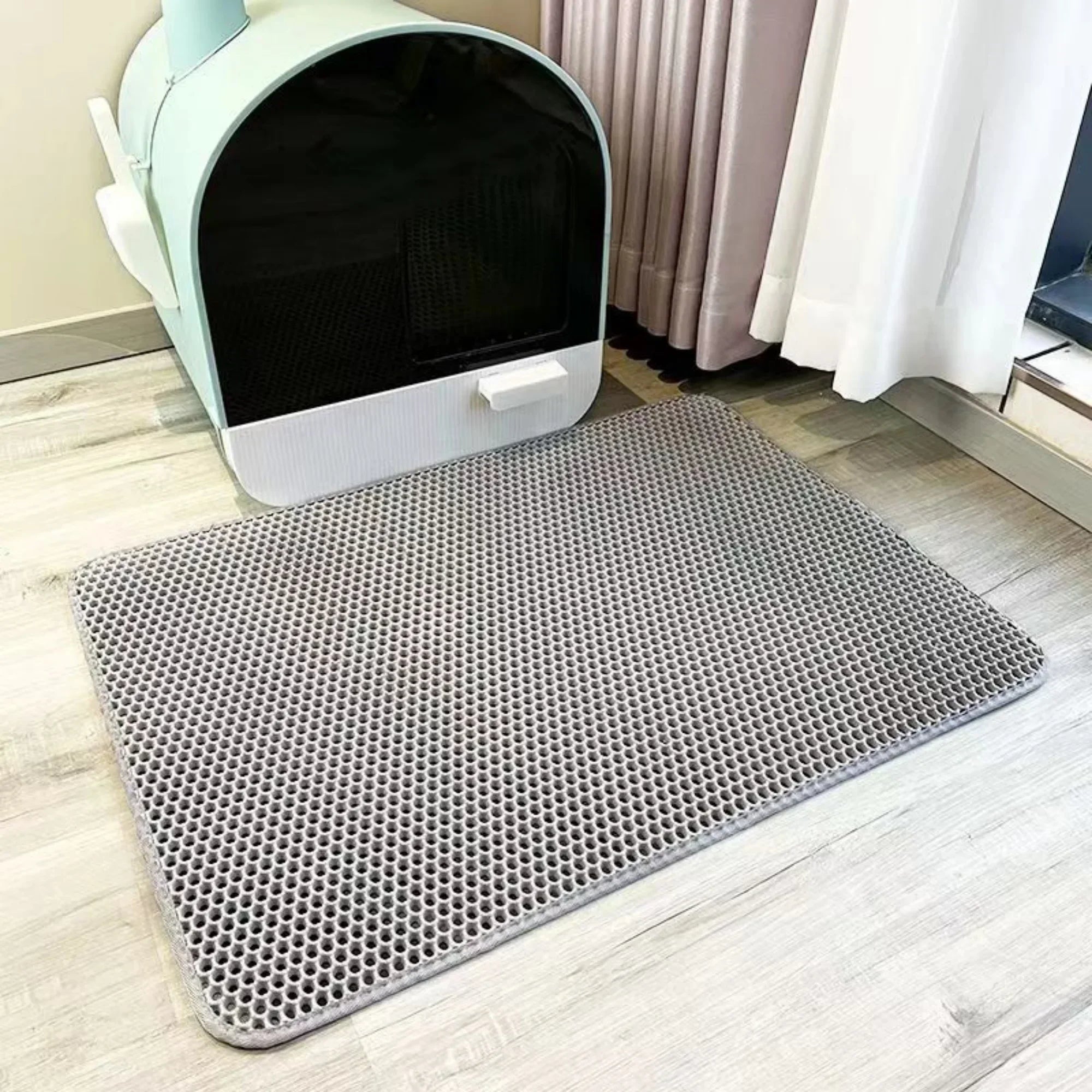 Extra-Large Cat Litter Mat - Waterproof Double-Layer Litter Trapper