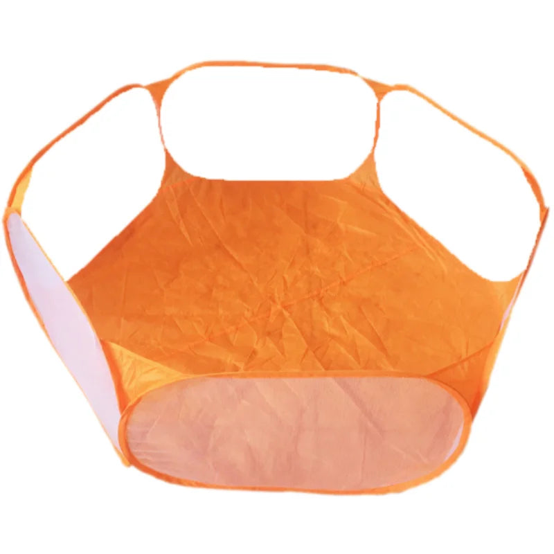 Portable Small Pet Cage - Transparent Travel Habitat for Hedgehogs & Small Pets