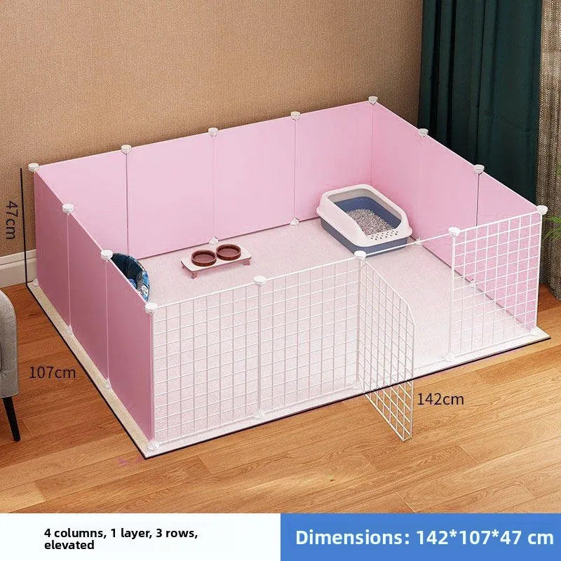 Ultra-Large Pet Playpen - Detachable Free-Standing Fence for Dogs, Cats & Rabbits