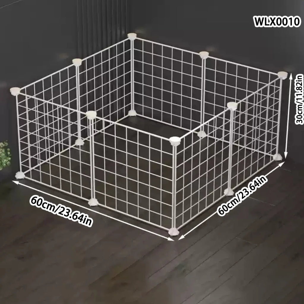 Indoor Puppy Fence - Anti-Escape Modular Pet Playpen & Training Barrier