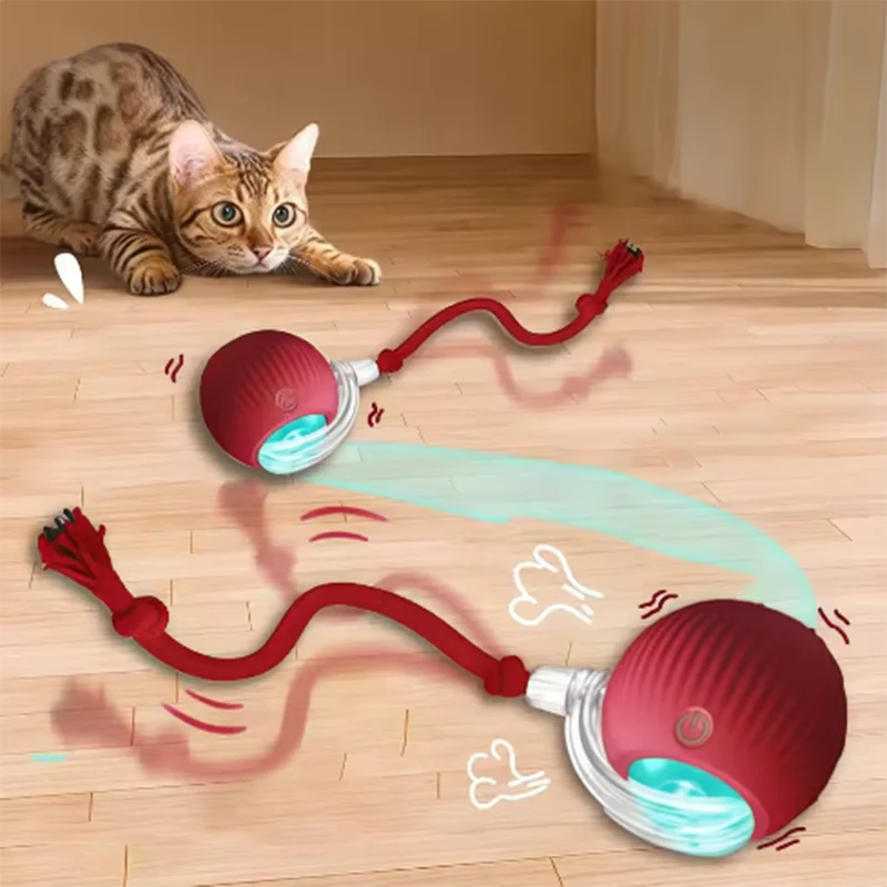 Smart Interactive Cat Ball - Self-Rolling Automatic Toy
