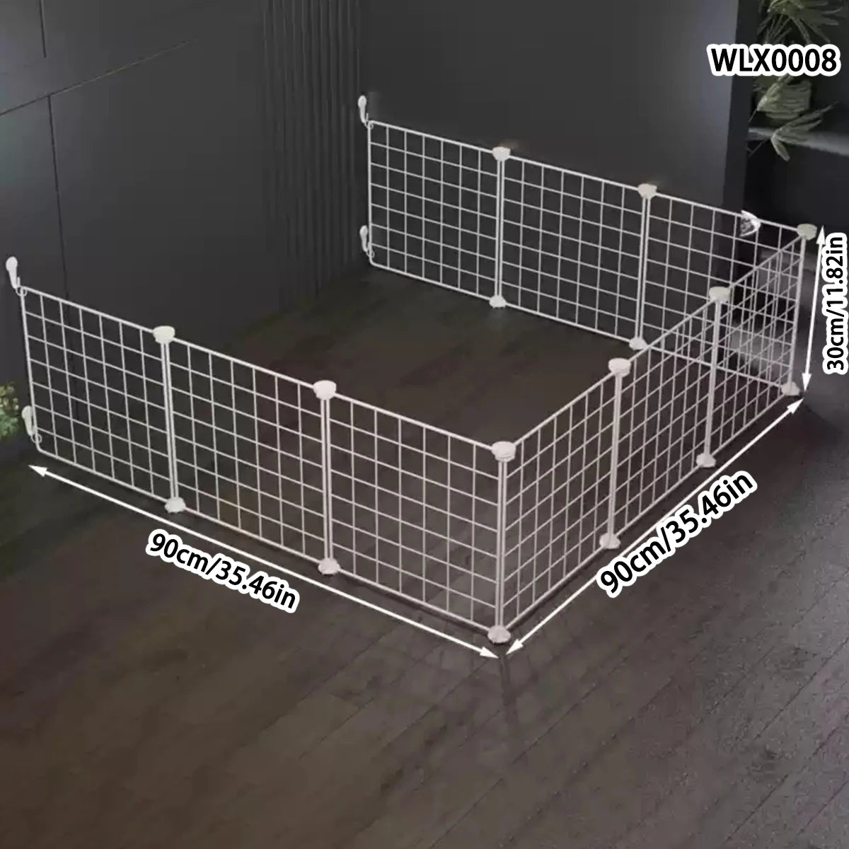 Indoor Puppy Fence - Anti-Escape Modular Pet Playpen & Training Barrier