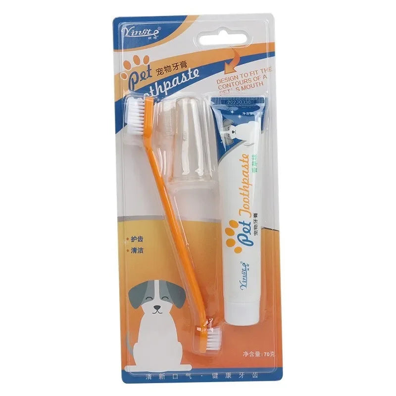 Dog Dental & Gum Care Kit - Complete Pet Teeth Cleaning Tools Set