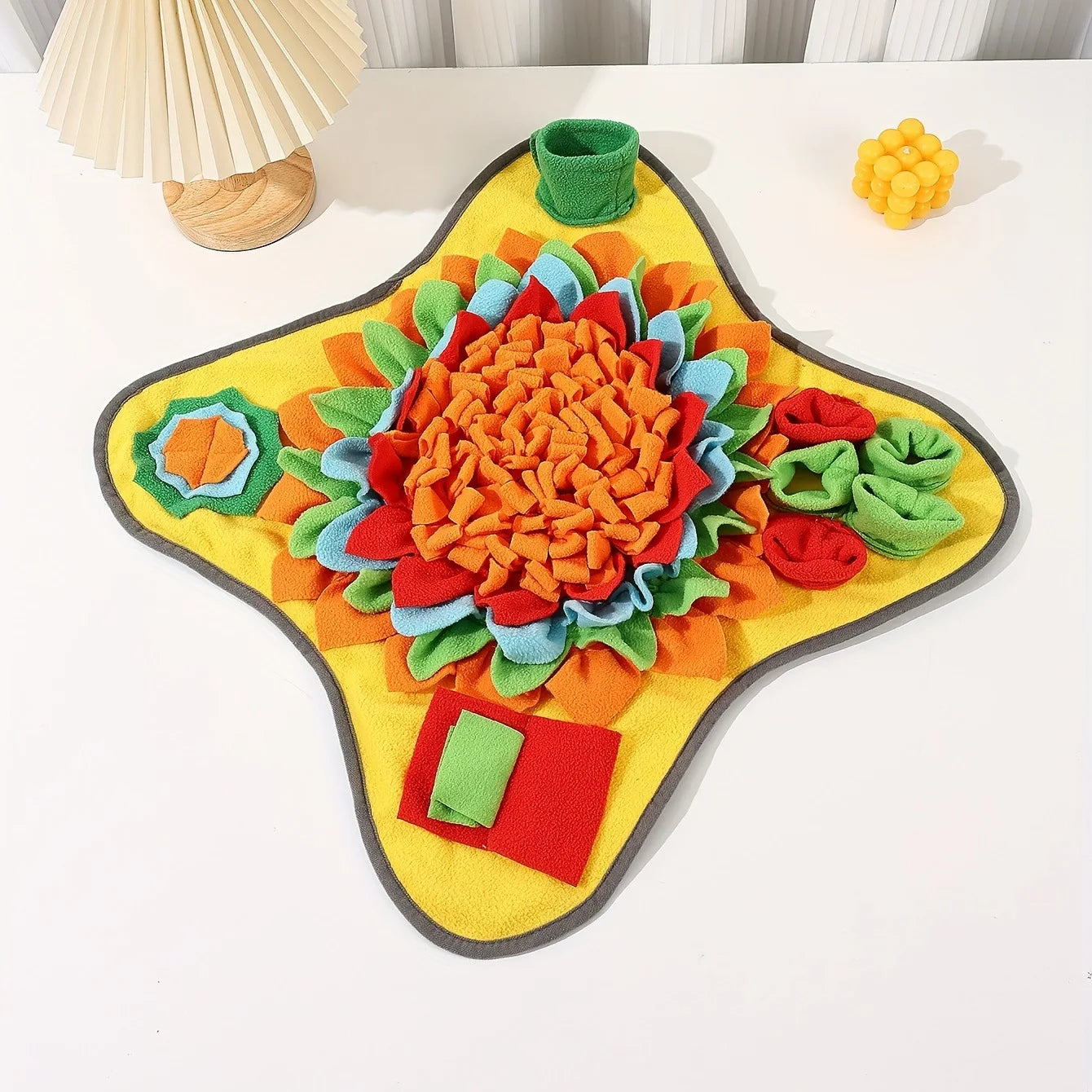Pet Snuffle Mat for Dogs,Interactive Feed Puzzle for Boredom Comfort and softness