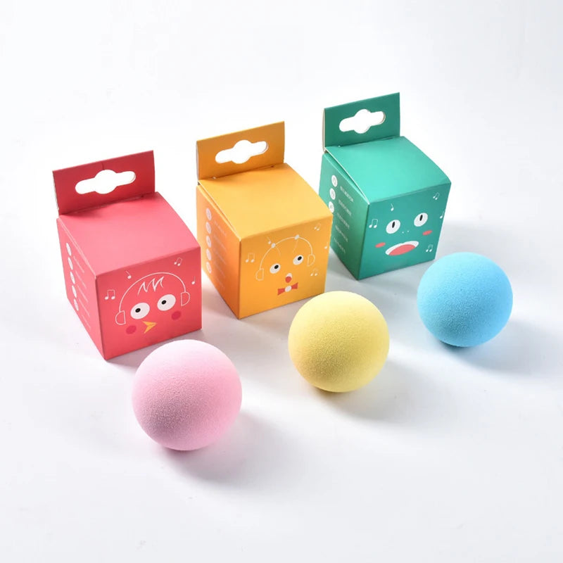 Smart Interactive Cat Ball - Self-Rolling Rechargeable Catnip Teaser Toy