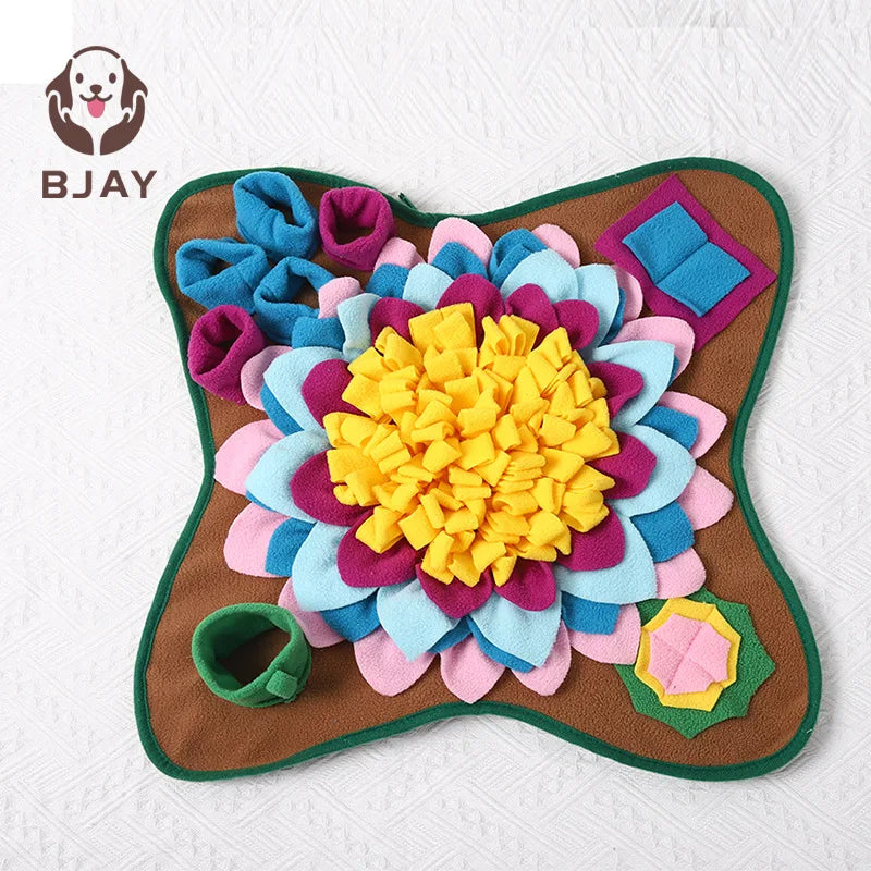 Pet Snuffle Mat for Dogs,Interactive Feed Puzzle for Boredom Comfort and softness