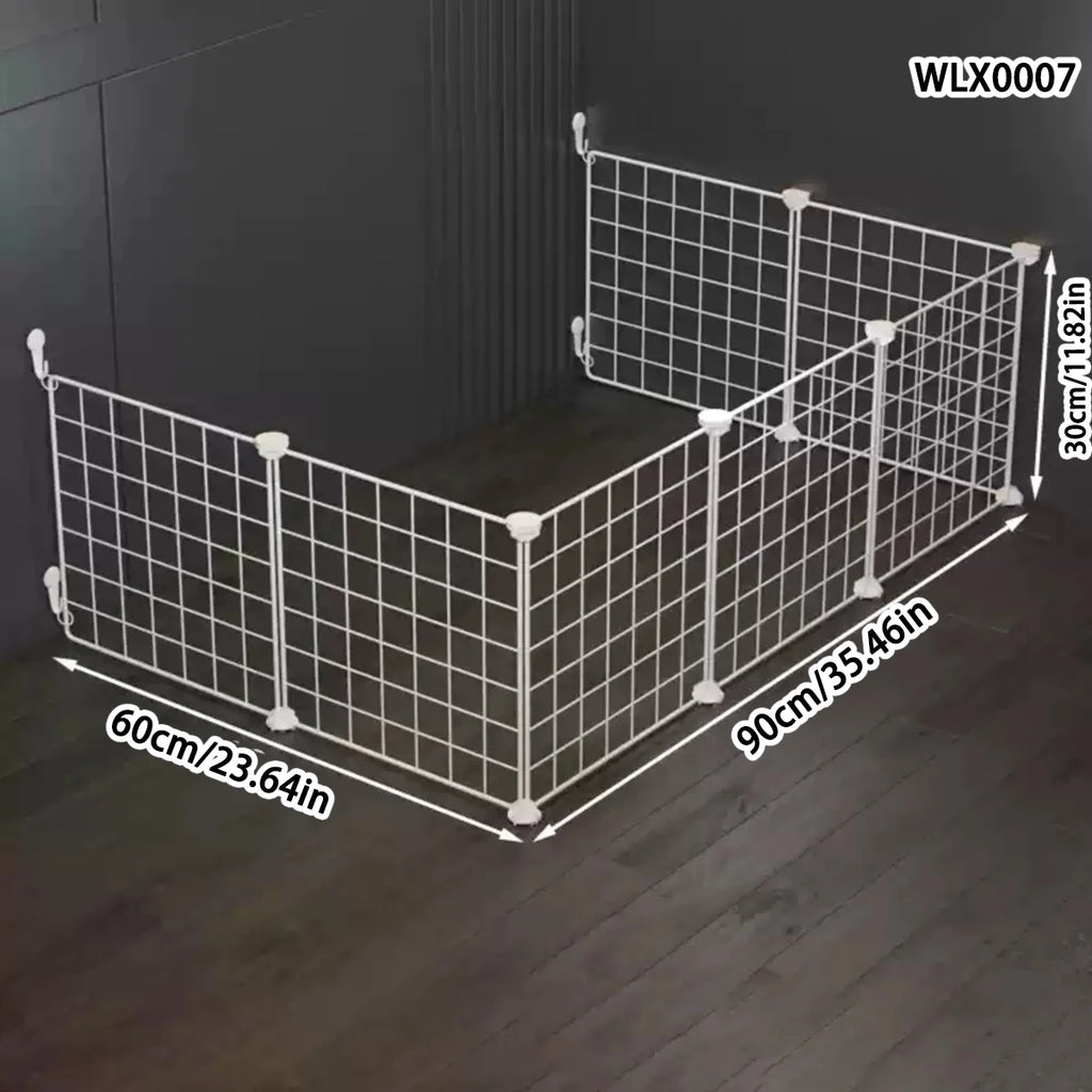 Indoor Puppy Fence - Anti-Escape Modular Pet Playpen & Training Barrier