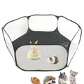 Portable Small Pet Cage - Transparent Travel Habitat for Hedgehogs & Small Pets