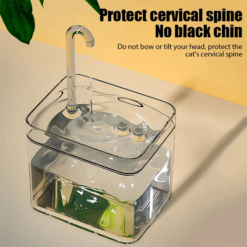 USB Electric Cat Water Fountain - Auto Filtering Drinker