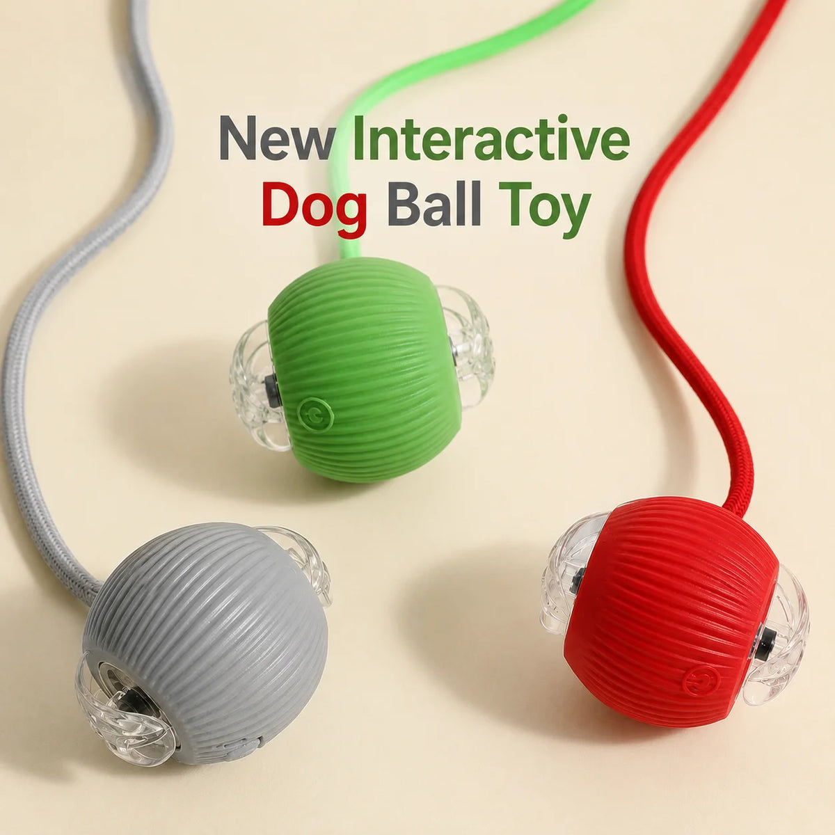 Automatic Rolling Dog Ball - Motion-Activated Interactive Toy