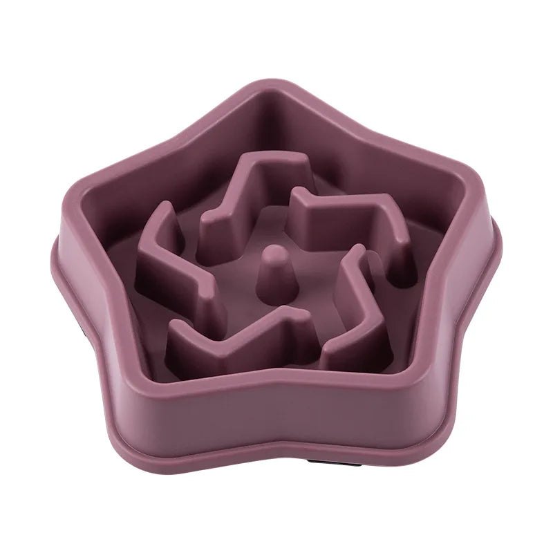 Slow Feeder Dog Bowl - Anti-Gulp Maze Bowl for Healthier Eating