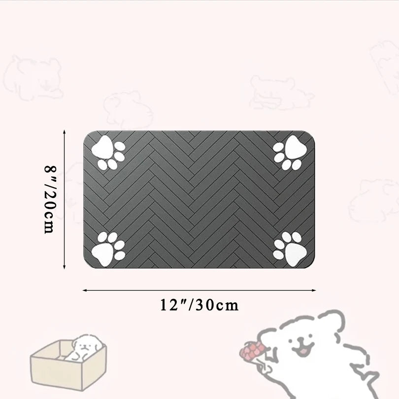 Silicone Pet Placemat - Easy-Clean Waterproof Feeding Mat