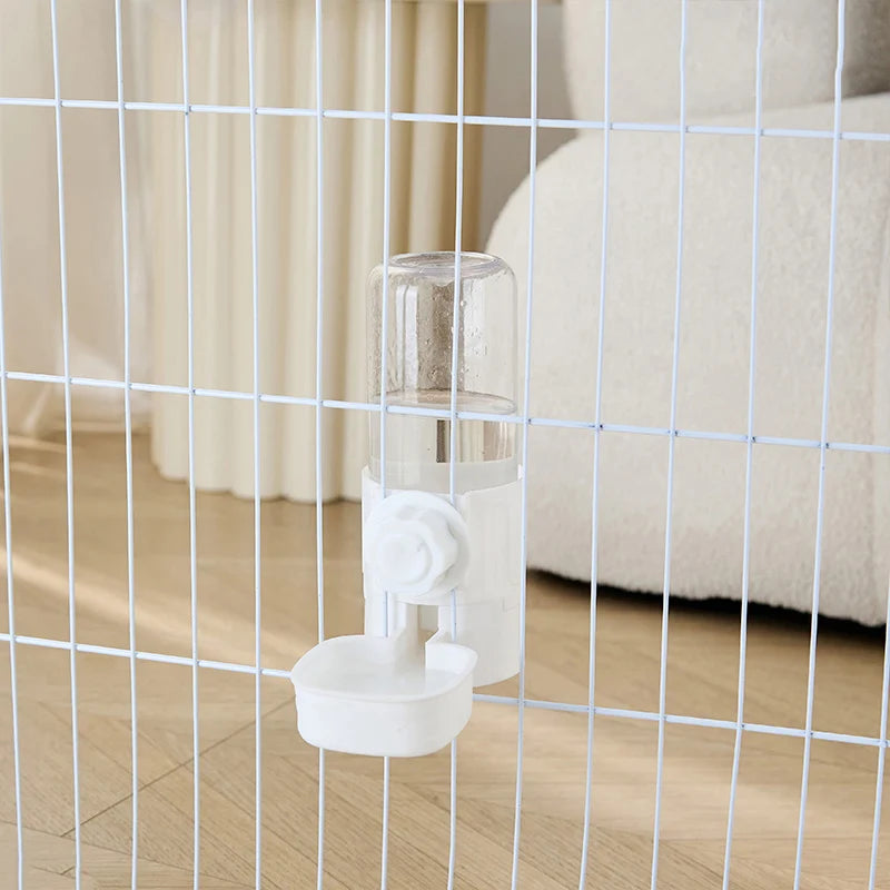 Hanging Auto Water & Food Dispenser - No-Spill Cage Feeder