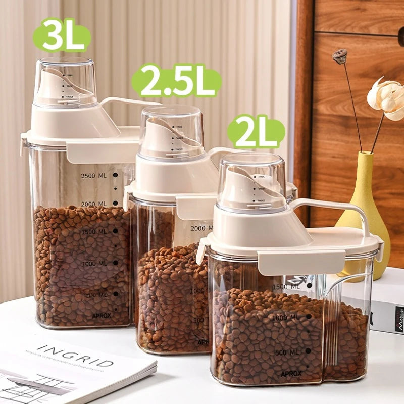 Airtight Pet Food Storage Container &ndash; Vacuum-Sealed Freshness Tank