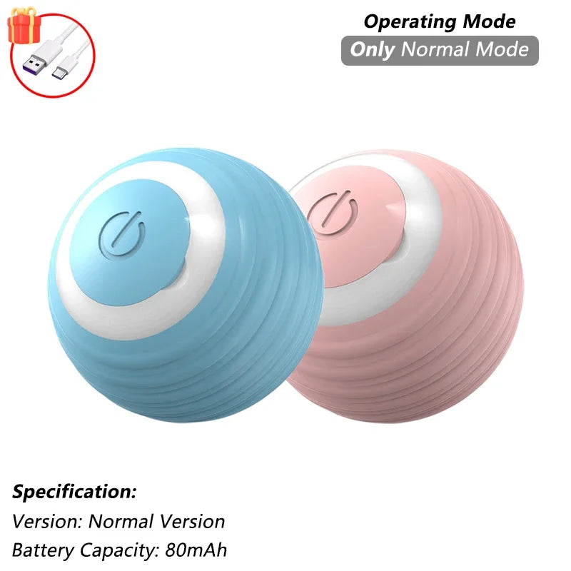 Automatic Rolling Cat Ball - Smart Self-Moving Interactive Toy