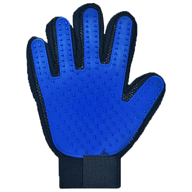 Pet Grooming Glove - Deshedding Brush & Massage Mitt for Dogs & Cats