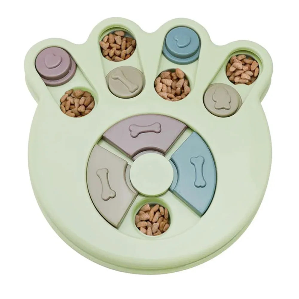 Interactive Dog Puzzle Slow Feeder - Brain-Game Enrichment Bowl