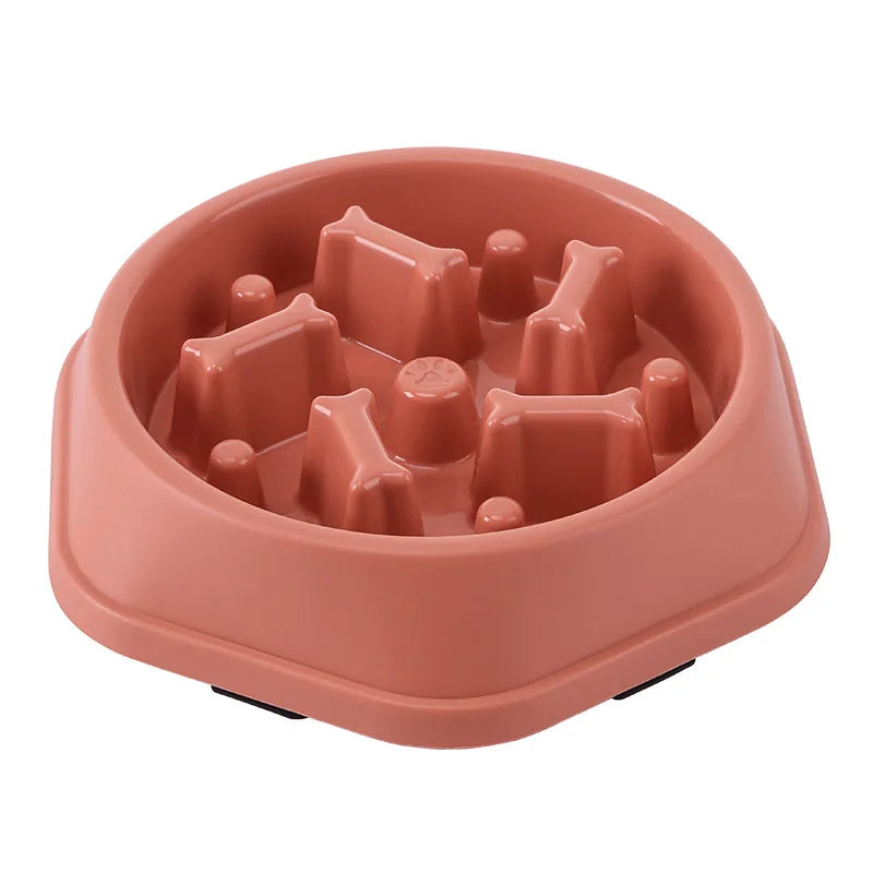Slow Feeder Dog Bowl - Anti-Gulp Maze Bowl for Healthier Eating