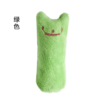 Catnip Teeth-Grinding Cat Toys - Interactive Plush Chew for Dental Play