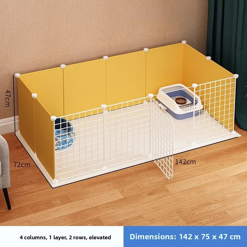 Ultra-Large Pet Playpen - Detachable Free-Standing Fence for Dogs, Cats & Rabbits