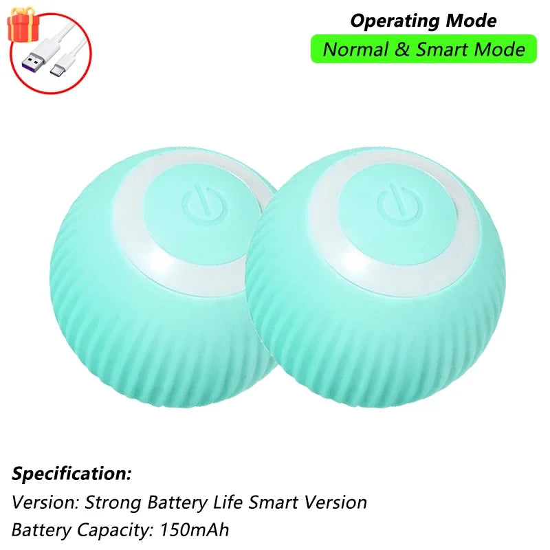 Automatic Rolling Cat Ball - Smart Self-Moving Interactive Toy