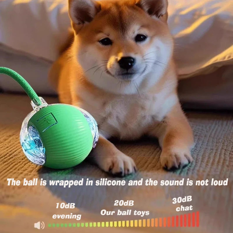 Automatic Rolling Dog Ball - Motion-Activated Interactive Toy
