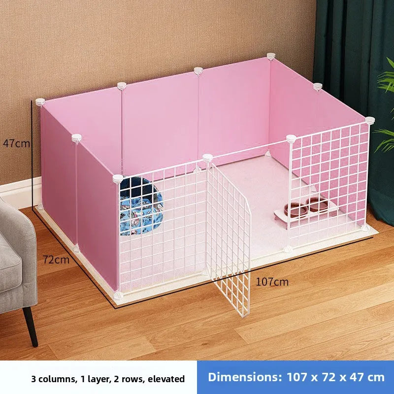 Ultra-Large Pet Playpen - Detachable Free-Standing Fence for Dogs, Cats & Rabbits