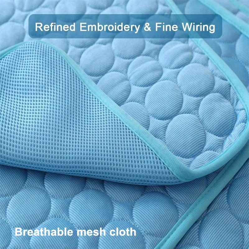 Pet Cooling Mat - Pressure-Activated Pad for Dogs & Cats