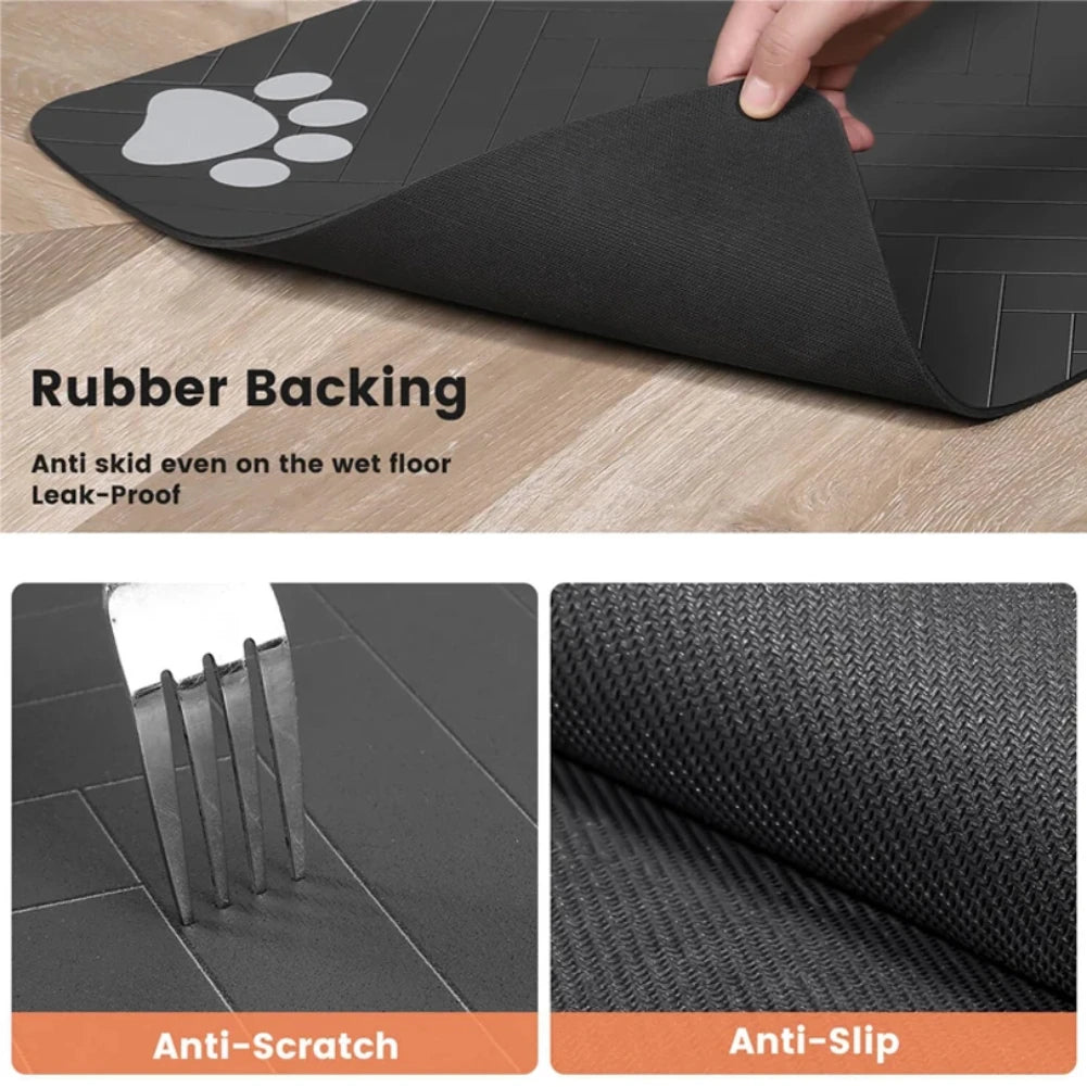 Silicone Pet Placemat - Easy-Clean Waterproof Feeding Mat