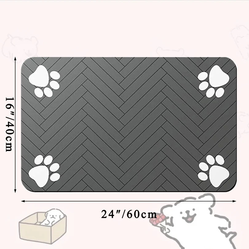 Silicone Pet Placemat - Easy-Clean Waterproof Feeding Mat