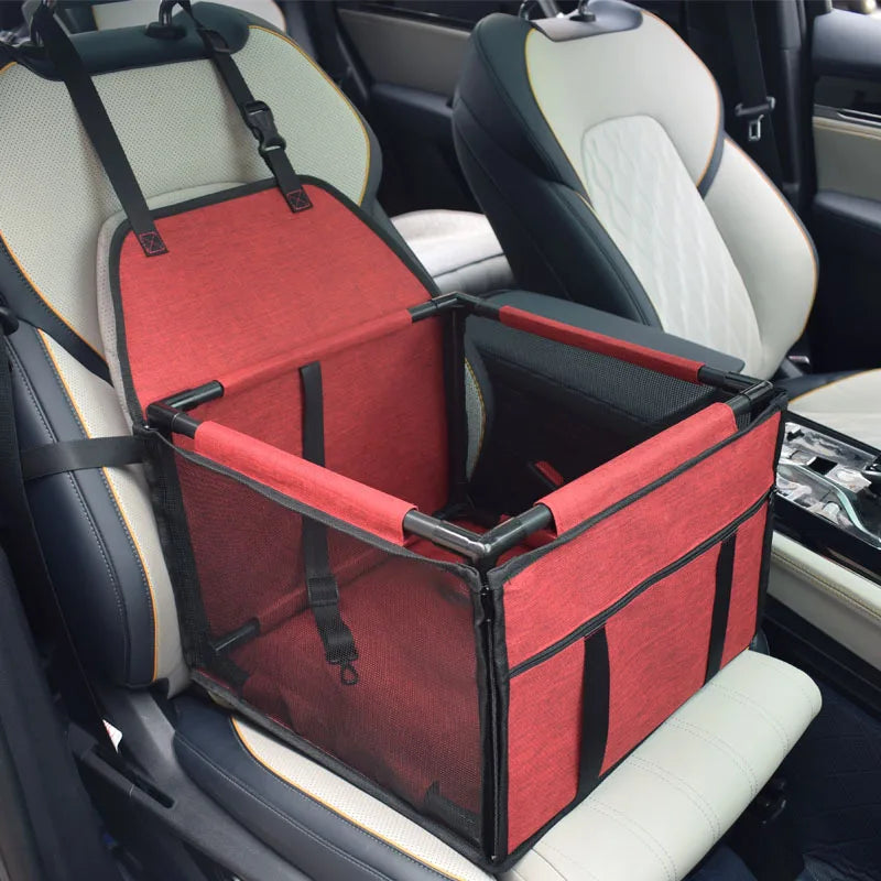 Dog Car Seat Cover - Waterproof Foldable Hammock with Harness