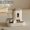 2-in-1 Automatic Pet Feeder & Water Dispenser - Gravity Food & Water Station